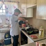 Cooking breakfast
