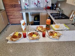 Breakfast is served