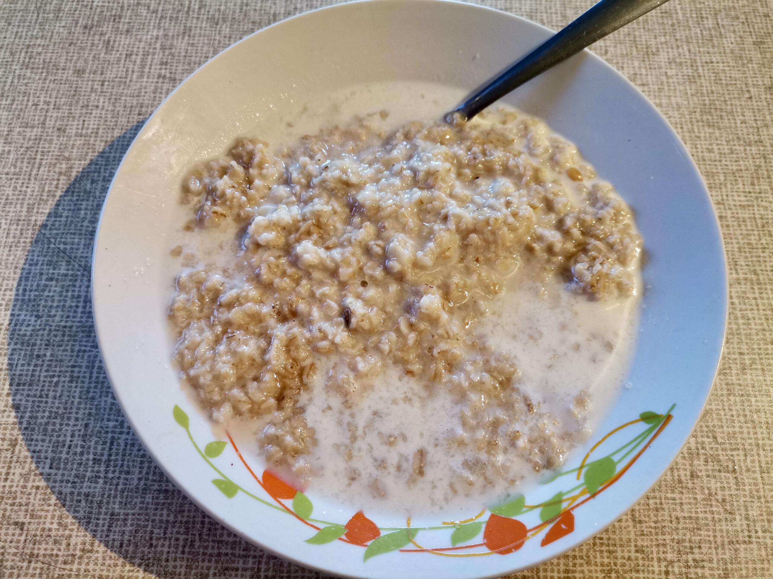 Oats for breakfast