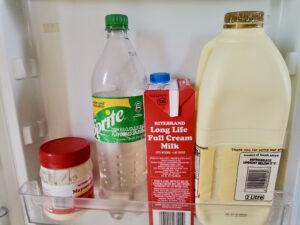 Fridge door contents