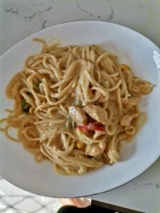 Pasta with chicken