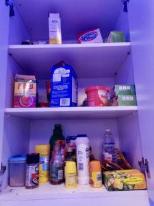 Food storage cupboard