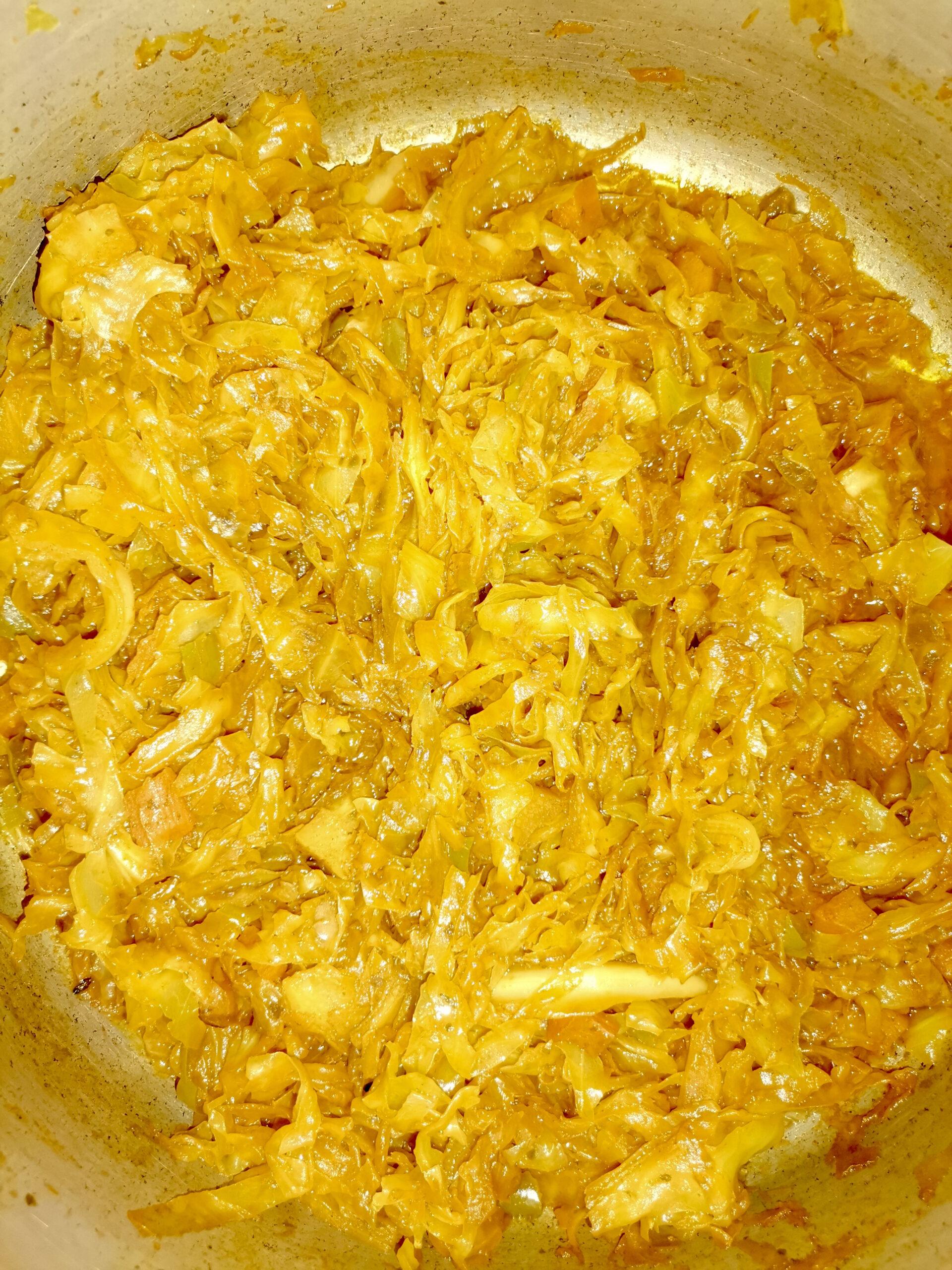 Cooked cabbage