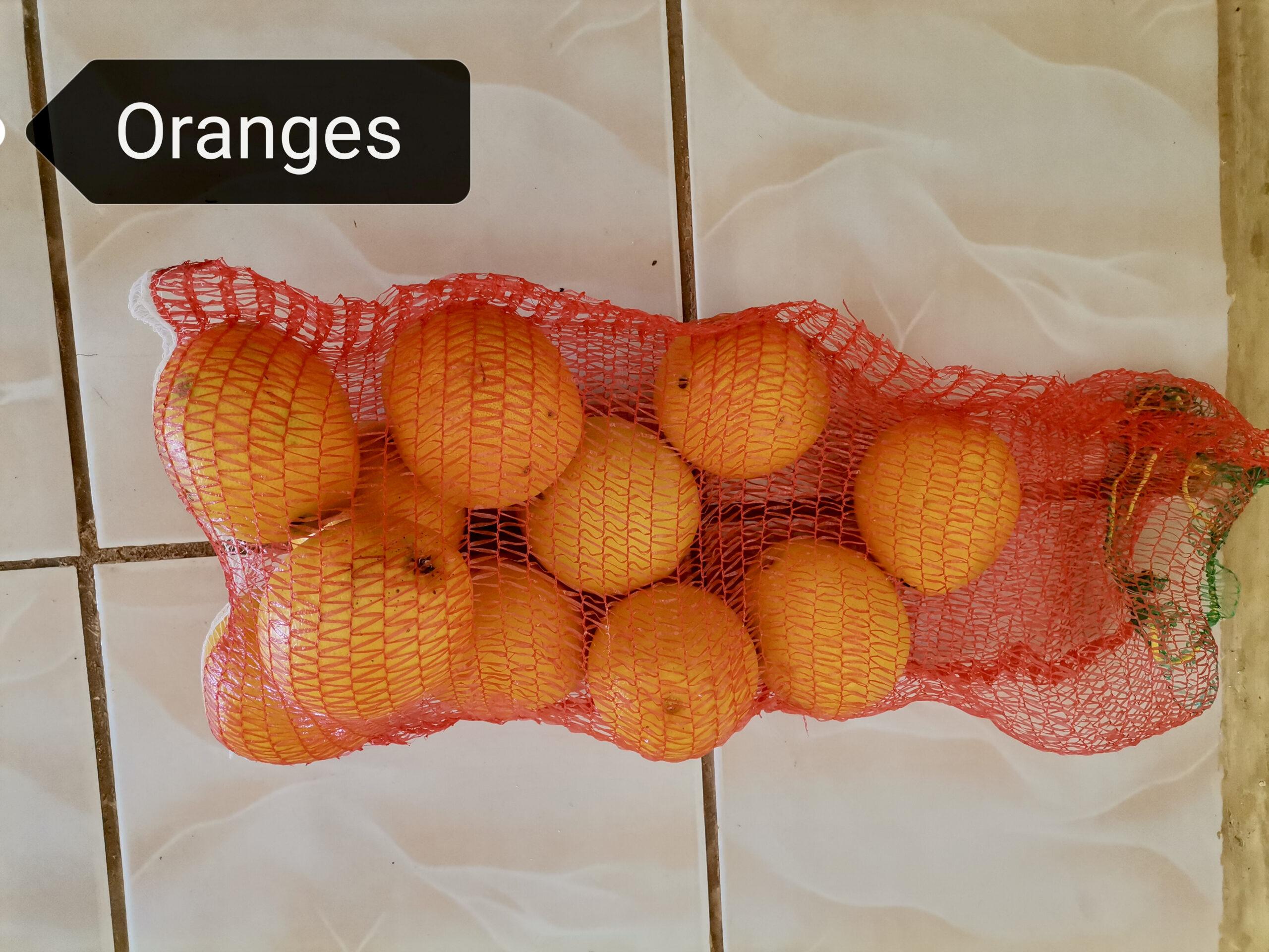 Bag of oranges