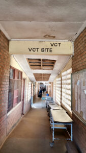 Clinic hallway