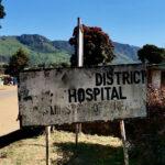 A signpost of the District Hospital