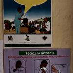 HIV and COVID-19 clinic posters