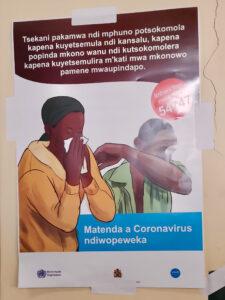 COVID-19 prevention clinic poster