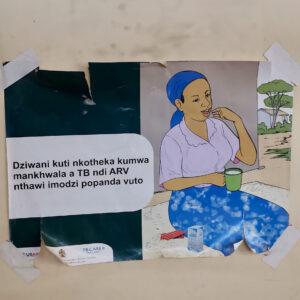 TB and HIV medication poster