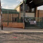 Outside the clinic